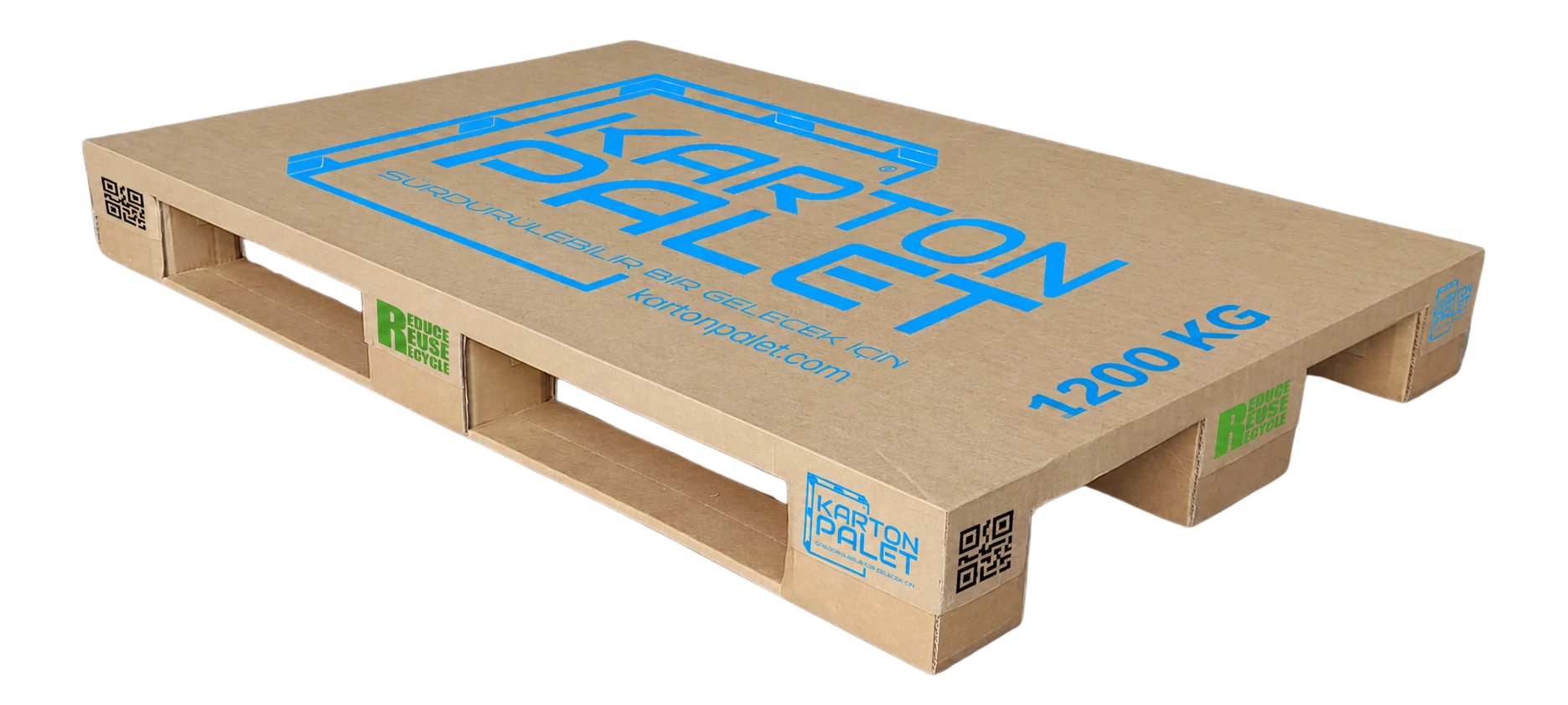 Karton Palet 1200 kg - Tescilli Tasarım